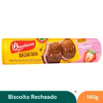 Biscoito Bauducco Recheado Morango - 140g
