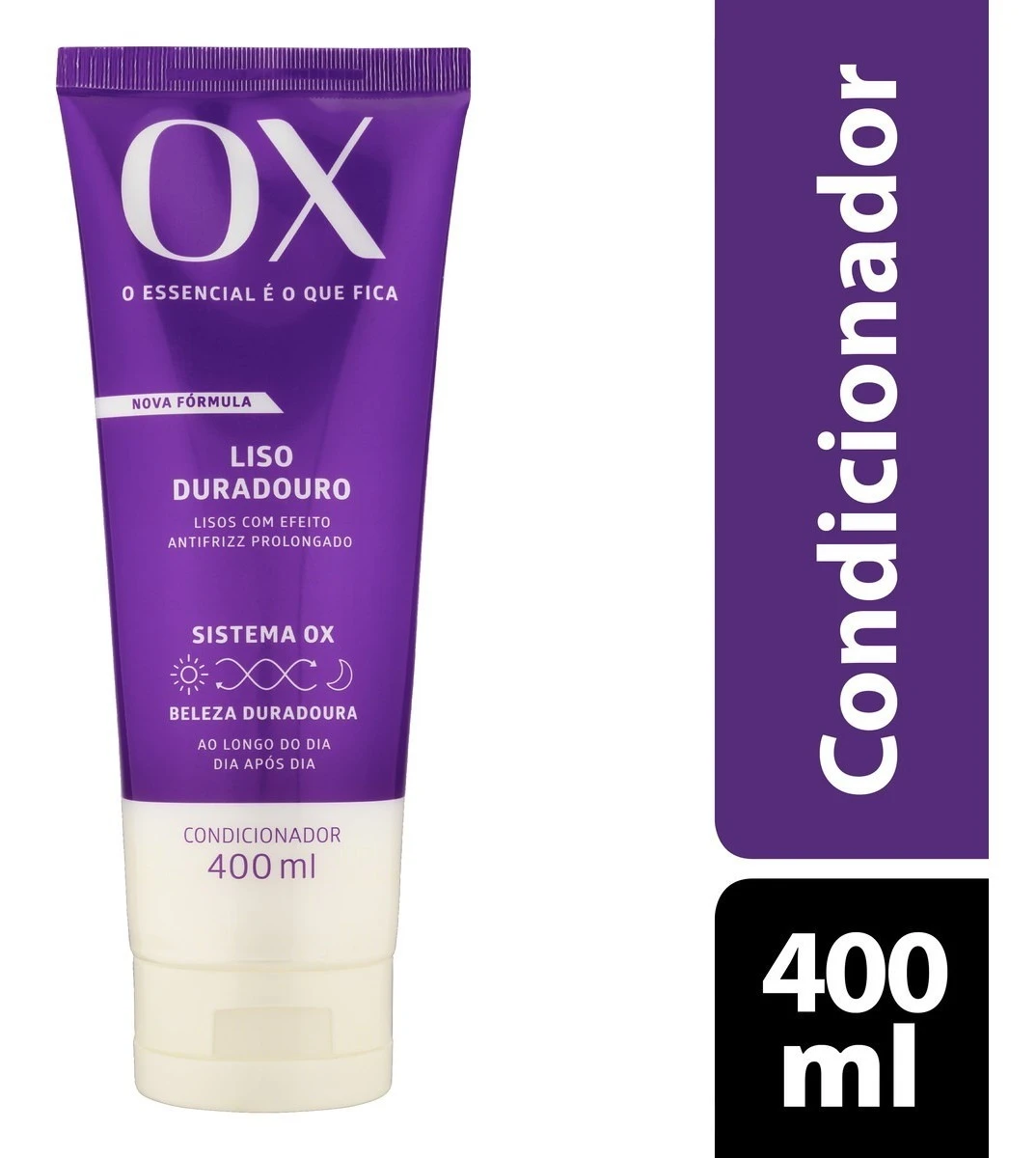 Shampoo E Condicionador Ox Liso Duradouro 375ml - Paulistão Atacadista