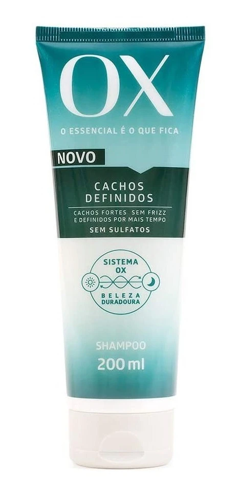 Shampoo OX Cosméticos Nutrição Fortalecedora Bisnaga 400ml