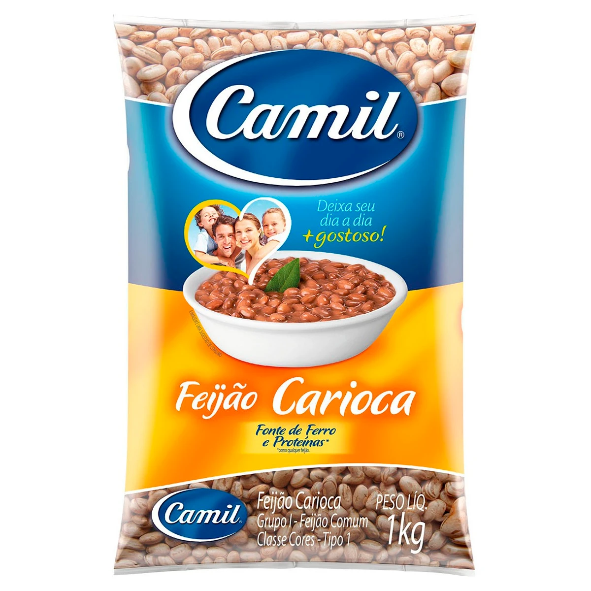 Feijao Carioca Tipo 1 Camil - 1kg