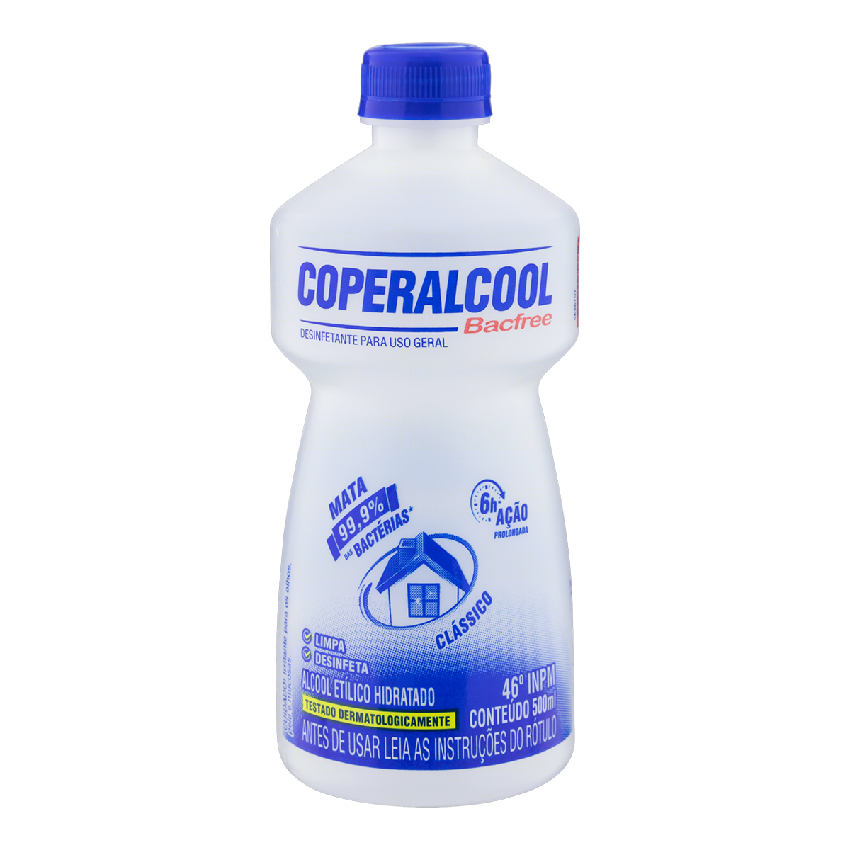 Álcool Líquido Coperalcool Bacfree 46°INPM - 500ml
