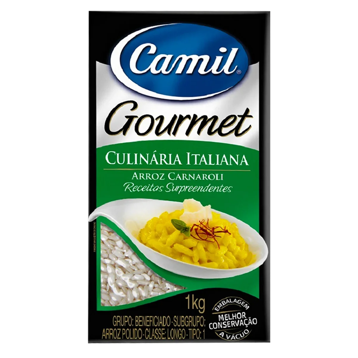 Arroz Culinária Italiana Gourmet Camil - 1kg