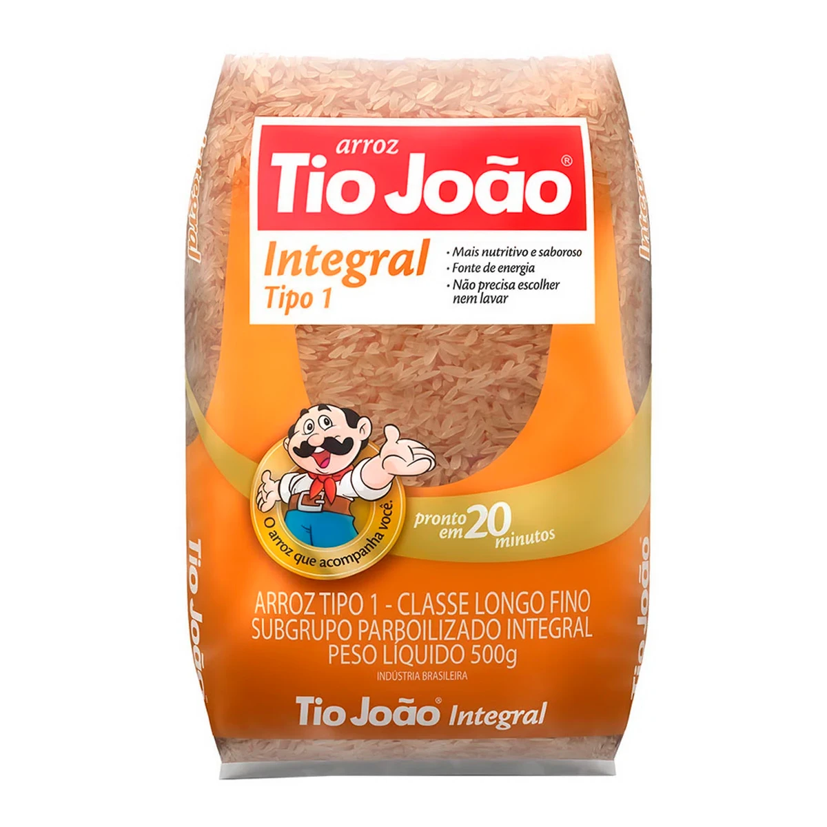 Arroz Integral Tio João - 500g