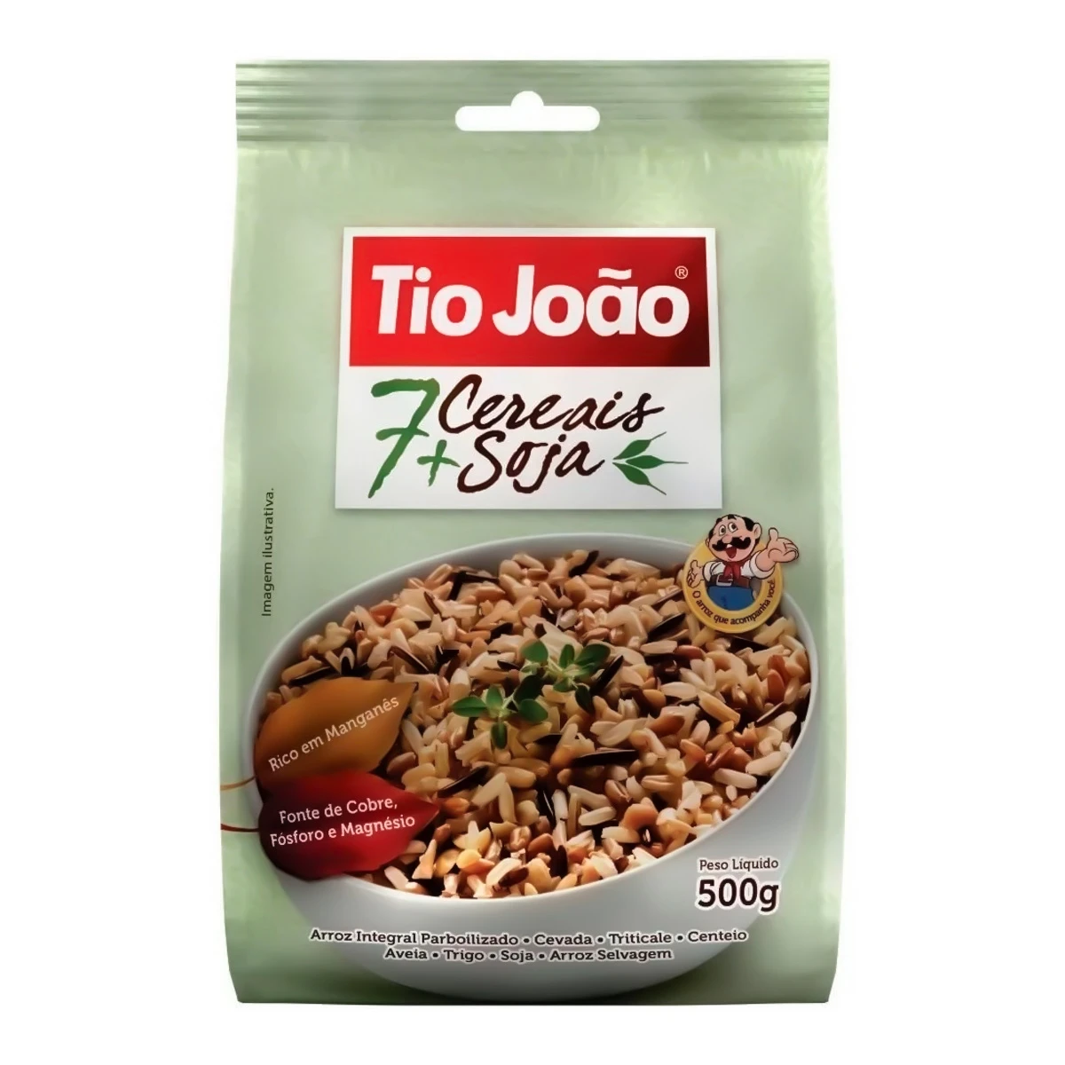 Arroz Tio João 7 Cereais + Soja - 500g