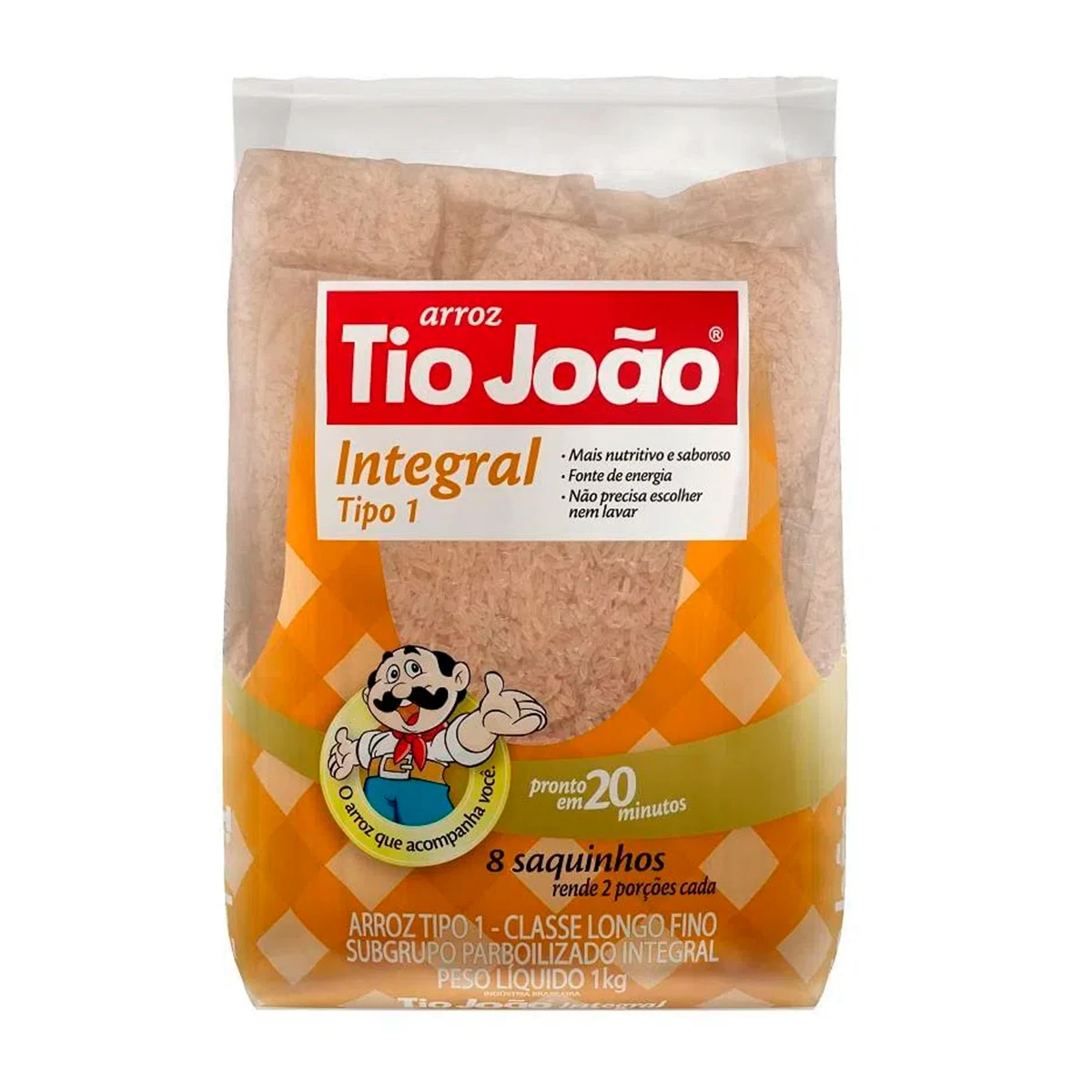 Arroz Tio João Integral Boil In Bag - 1kg