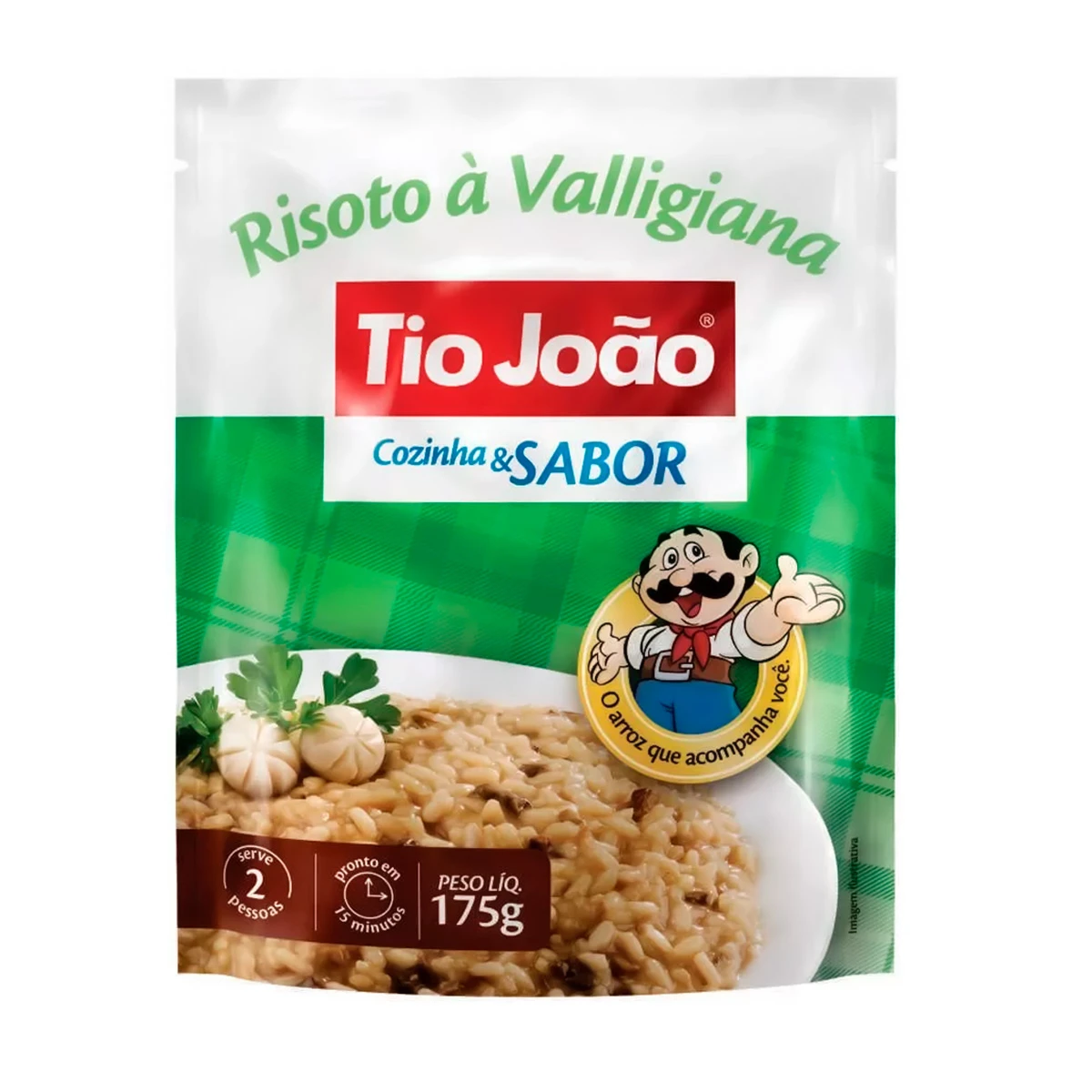 Arroz Risoto À Valligiana Cozinha E Sabor Tio João - 175g