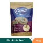 Biscoito De Arroz Integral Chia E Linhaça Camil - 150g
