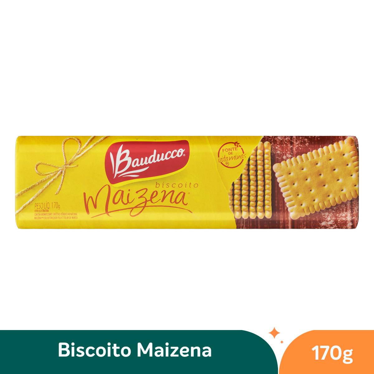 Biscoito Maizena Bauducco - 170g