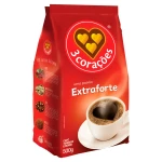 Café Torrado E Moído Extra Forte 3 Corações Pouch - 500g