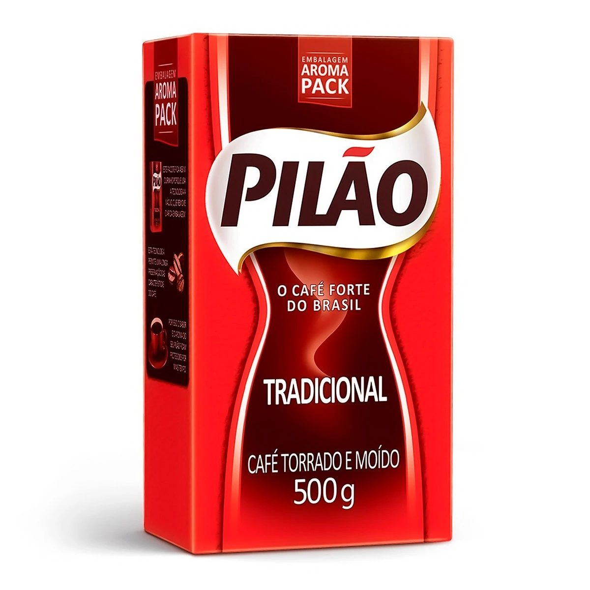 Café Pilão Torrado e Moido Tradicional a Vácuo - 500g