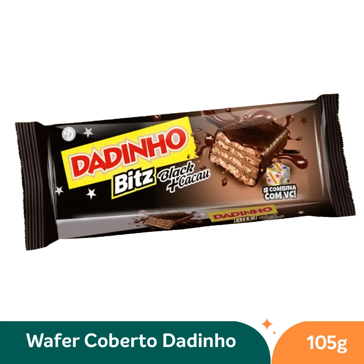 Pack Biscoito Lanchinho Recheio Chocolate Bauducco Recheadinho