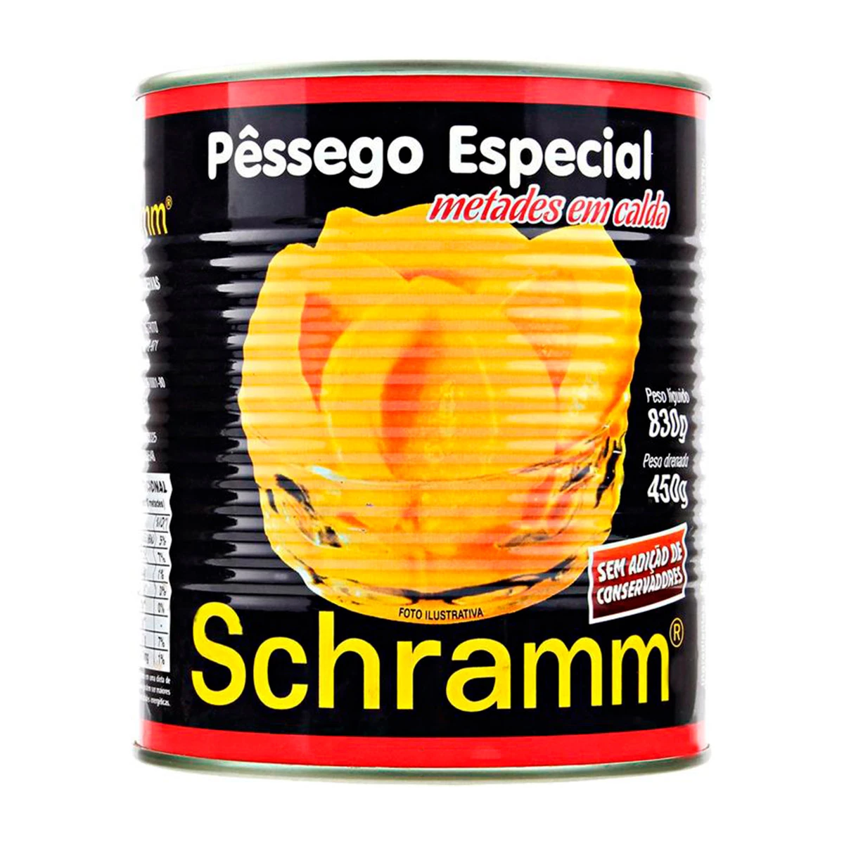 Pêssegos Em Calda Schramm - 450g