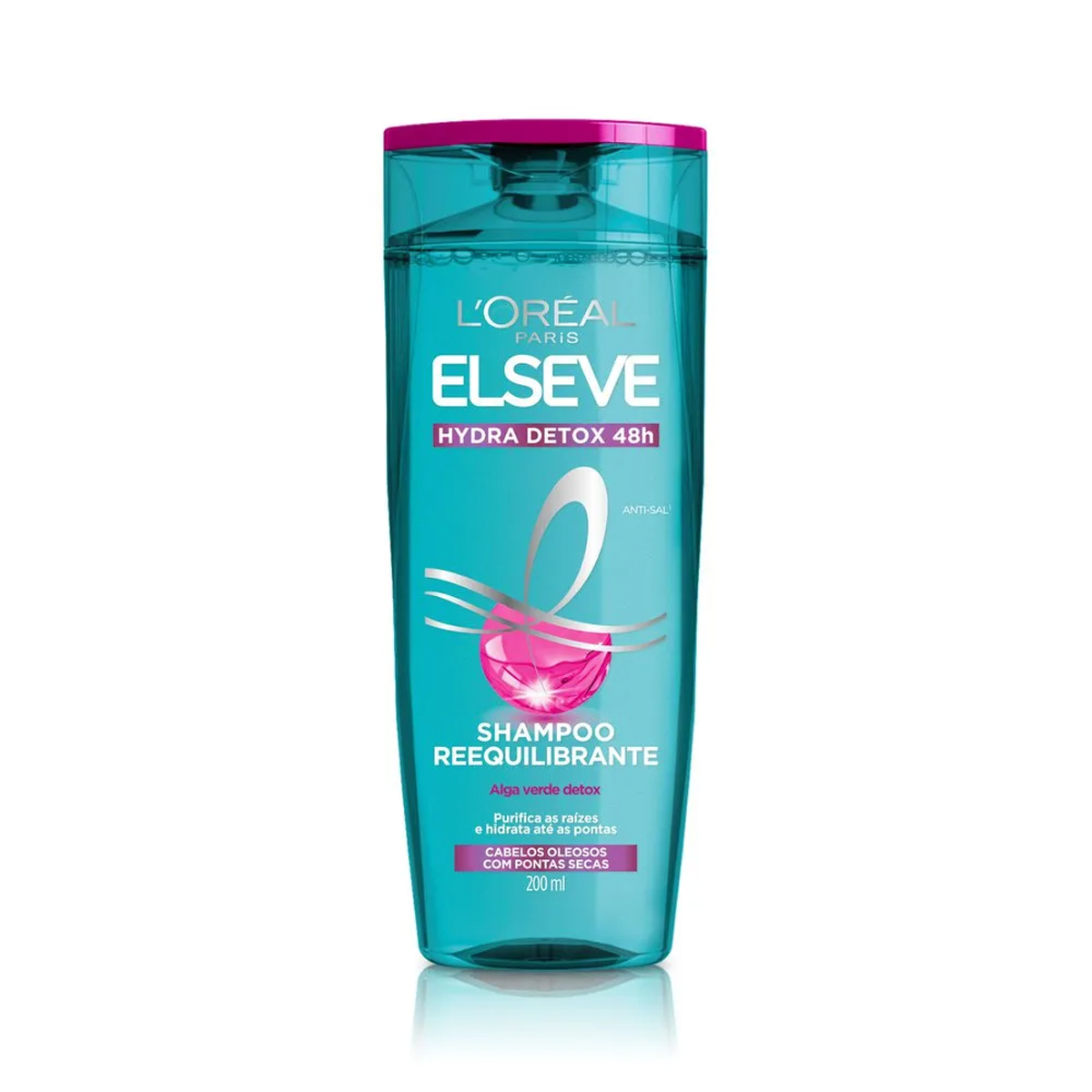 Shampoo Elseve Hydra Detox 48h - 200ml