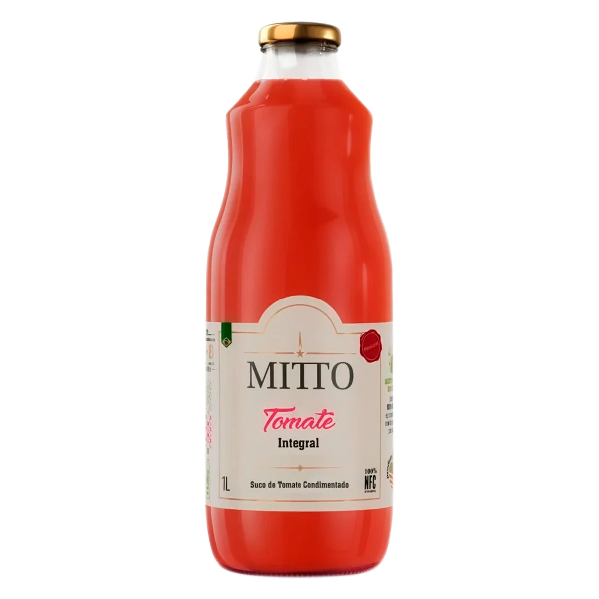 Suco De Tomate Integral Mitto - 1l