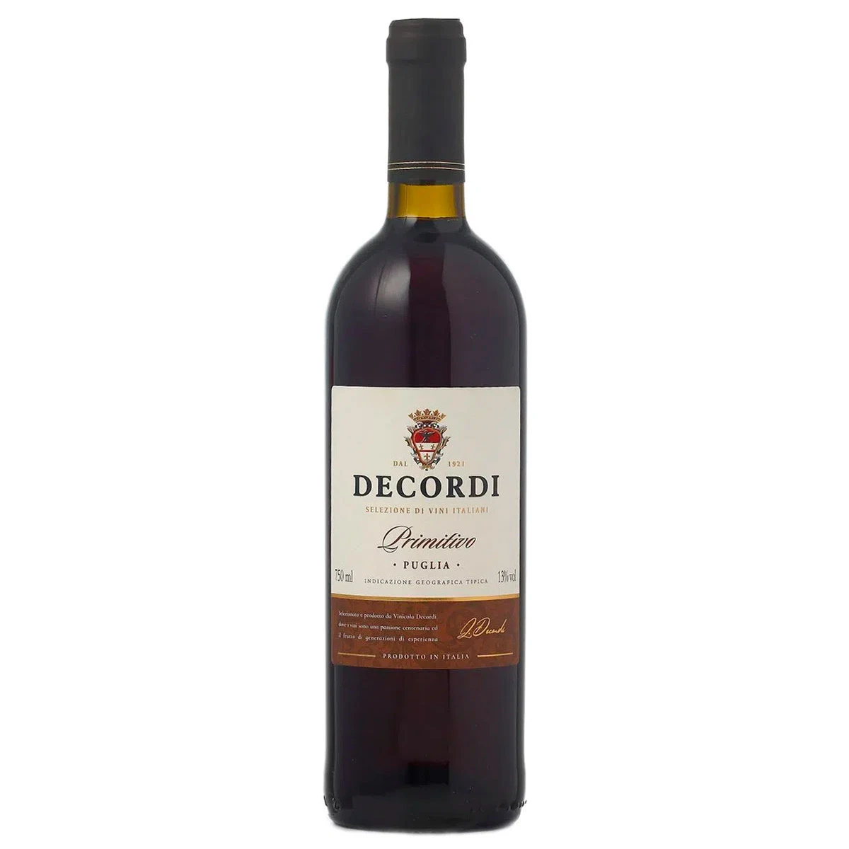 Vinho Tinto Decordi Primitivo - 750ml