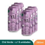 Chá Verde Jabuticaba Zero Açúcar Yaí Lata 290ml - Fardo com 6 unidades